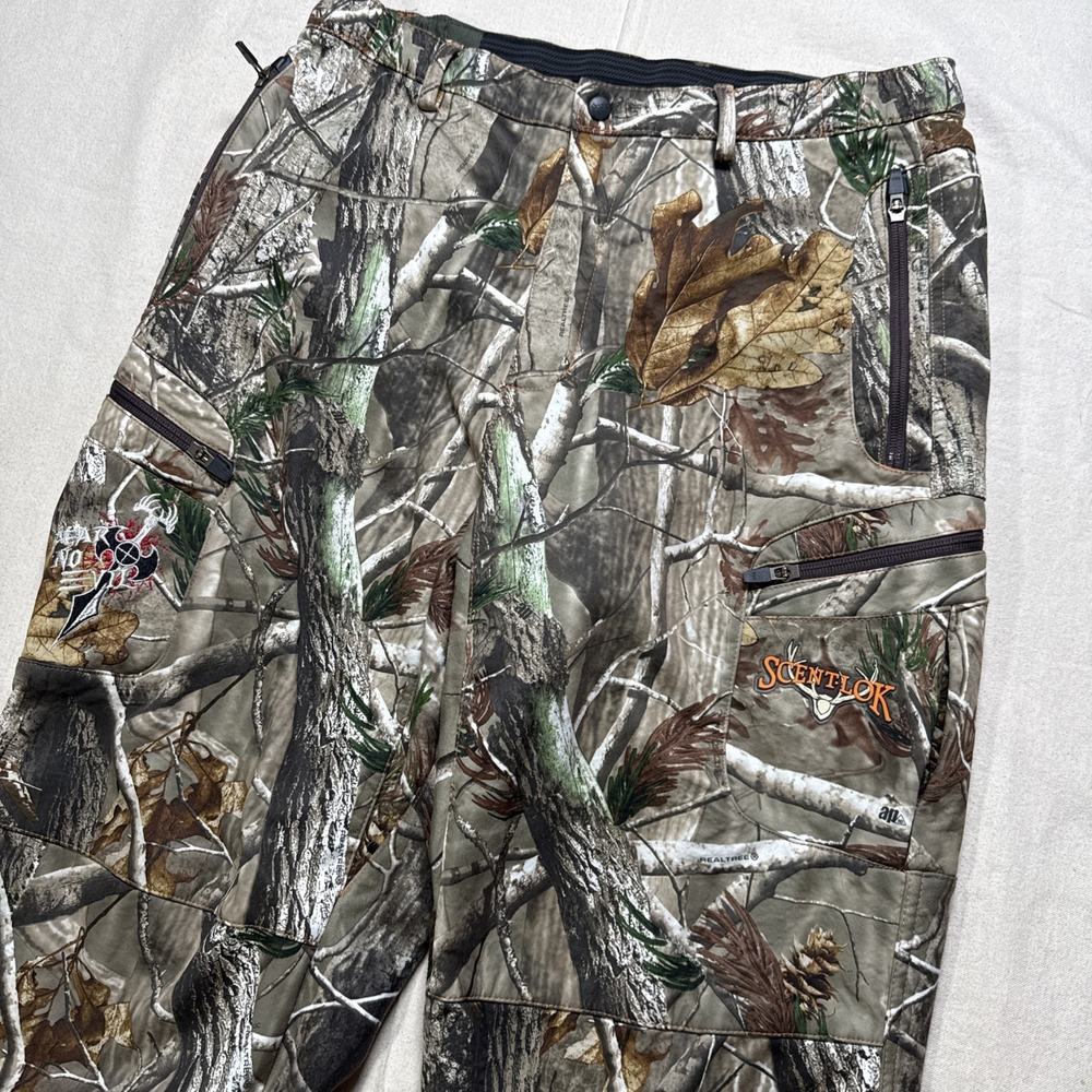 ScentLok Full Season AllClima Carbon Alloy Hunting Pants L Mossy Oak
